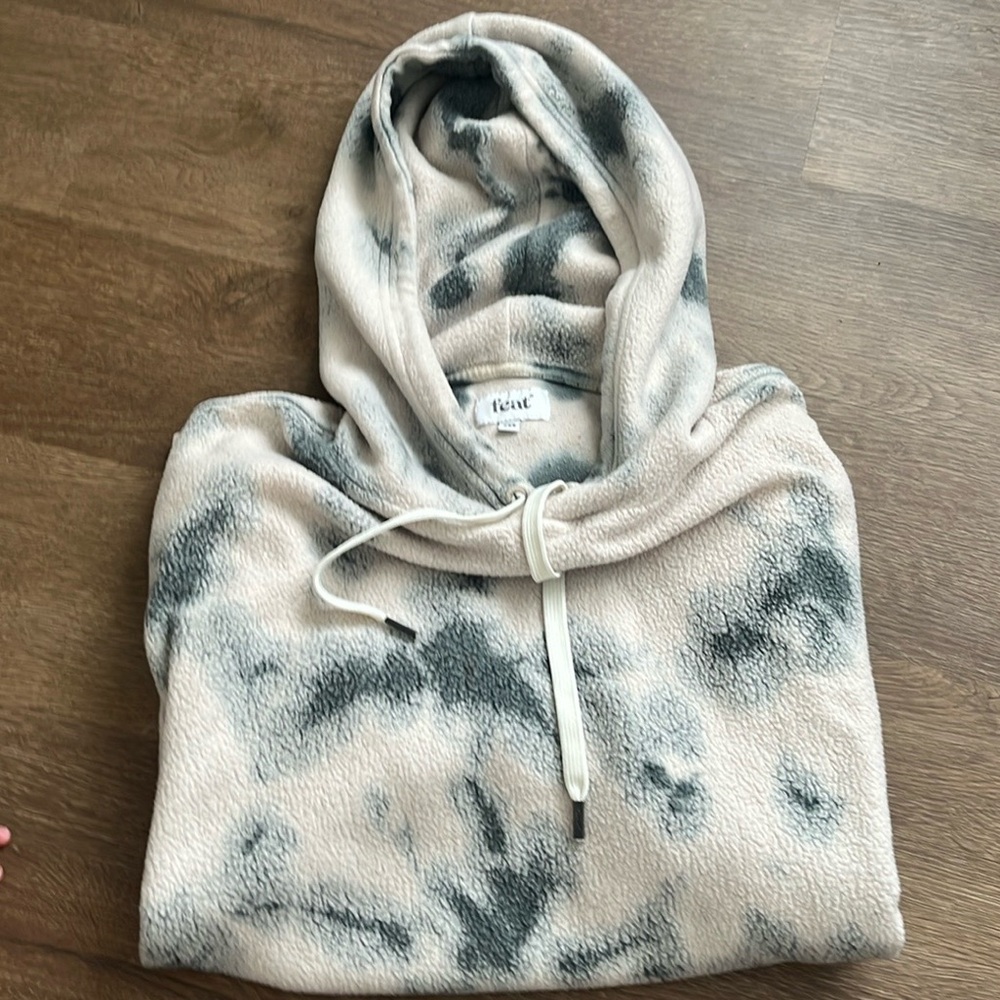 Feat Clothing Tie Dye Blanket Blend Hoodie  - Size M